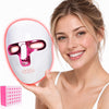 Morfone Red Light Therapy for Face, Wireless LED Face Mask,7 Modes