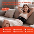 Morfone Cordless Red Light Belt with 3 Heat & 4 Vibration Massage, 660nm & 850n Infrared Red Light Back Massager Belt, Heating Pad for Back Waist Shoulder Leg Knee