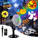 Morfone Halloween Projector Lights Outdoor with 16 HD Effect, Waterproof Holiday Projector Lights for Halloween Xmas Party Garden Yard Decor