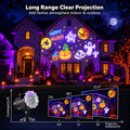 Anoak Halloween Projector Lights Outdoor, 16 HD Slides Waterproof Holiday Projector with Remote for Halloween Xmas Party Garden Yard Decor