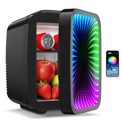 4L Mini Fridge with App-Controlled Gaming Light | Cooler & Warmer