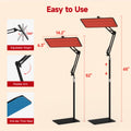 Morfone Red Light Lamp for Body Face, 660nm 850nm 940nm Infrared Light Lamp Panel with Adjustable Stand, Idea Gift for Women Men