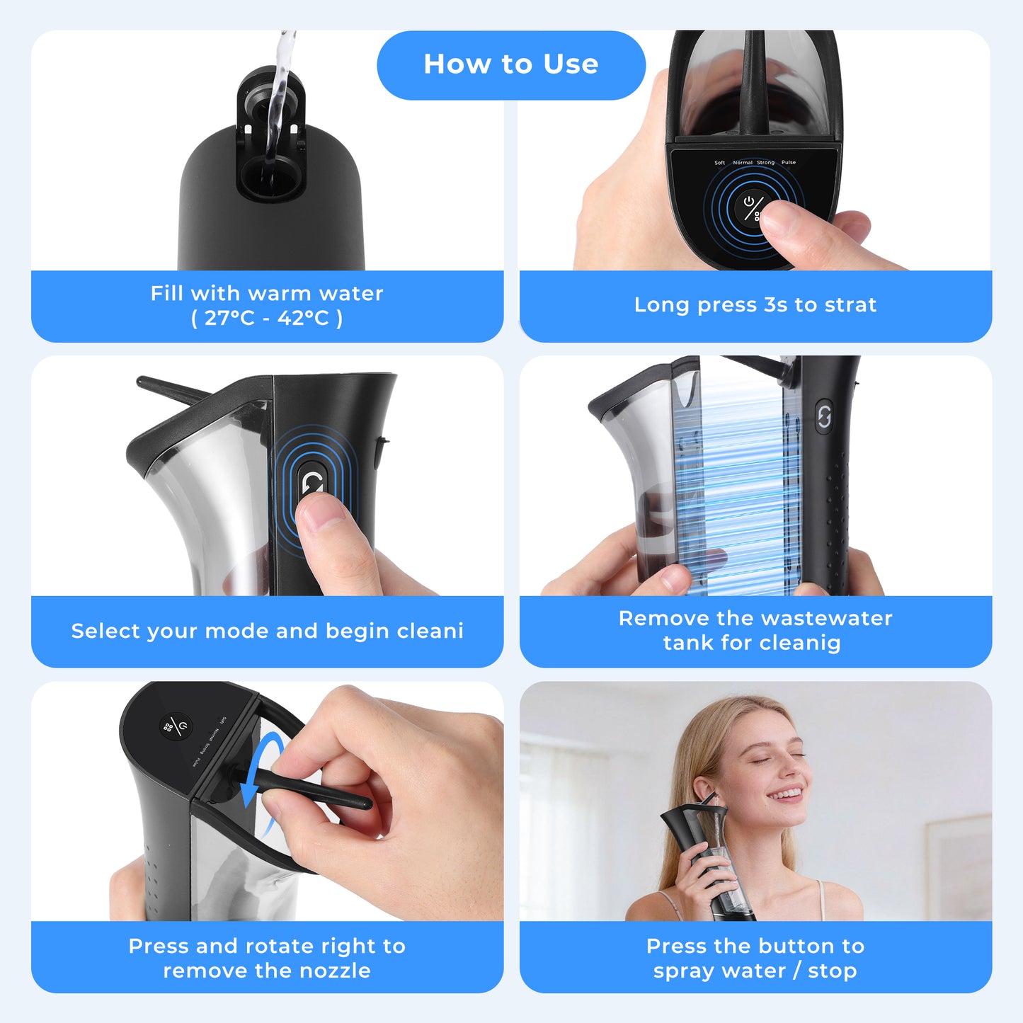 Morfone Ear Wax Removal with Magnetic Waste Tank, Electric Ear Wax Removal Tool, Ear Cleaner with Ear Irrigation Flushing System, 4 Modes, IPX6
