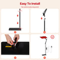Morfone Red Light Lamp for Body Face,660nm 850nm 940nm Infrared Light device with Large Panel and Adjustable Stand, Gift for Women Mom Men, Black