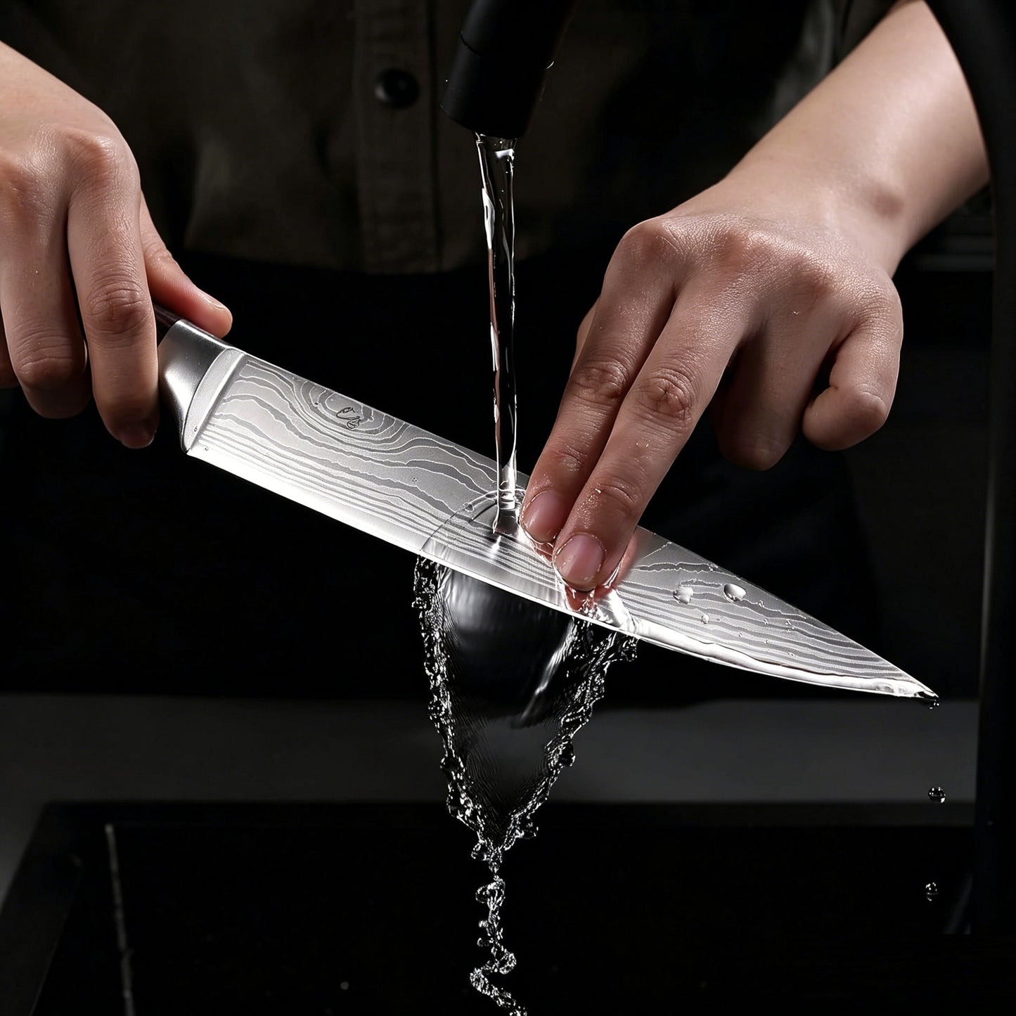 ACMETOP 8 Inch Chef Knife, High Carbon Stainless Steel Kitchen Knife, Non-slip Ultra Sharp Cooking Knives with Ergonomic Handle