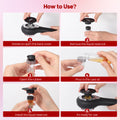 Morfone 3-in-1 Electric Scalp Massager Brushes, Hair Oil Applicator with Nano Mist Sprayer, 4 Massage Modes, Cordless Portable Hair Massager Comb for Men Women