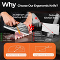 ACMETOP Chef Knife, High Carbon Steel Kitchen Knife for Meat Cutting, Slicing, Camping, BBQ – Essential Kitchen Tool