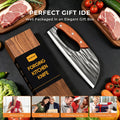 ACMETOP Chef Knife, High Carbon Steel Kitchen Knife for Meat Cutting, Slicing, Camping, BBQ – Essential Kitchen Tool