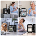 BEICHEN Mini Fridge, 4 Liter/6 Can Small Fridge for Bedroom, Car, Office, Brushed Finish, AC/DC