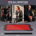 Morfone Red Light Mat for Body, 31" x 14" Red Light Pad, 660nm & 850nm
