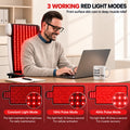 Morfone Red Light Mat for Body, 35" x 15" Red Light Pad, 660nm & 850nm