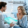 Morfone Red Light Therapy for Face with Cooling Gel Pack, 4 Modes LED Face Mask, 850nm NIR & 660nm Red Light Mask Home Travel Gift