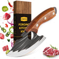 ACMETOP Chef Kitchen Knife, Viking Boning Knife for Meat Cutting, Hand Forged High Carbon Steel Cooking Cutting Knife for Home Camping BBQ