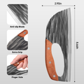 Acmetop Chef Knife, High Carbon Steel Kitchen Knife for Meat Cutting, Slicing, Camping, BBQ – Essential Kitchen Tool