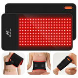 Morfone Red Light for Body, 10000mAh Cordless Portable Infrared Light Pad, 24" x 12" Red Light Mat with Timer, 660 & 850nm Infrared Heating Pad for Back Shoulder Knee Joint Waist