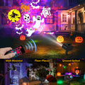 Morfone Halloween Projector Lights Outdoor, 2-in-1 HD Holiday Projector with Remote Control, Waterproof Halloween Decorations for Yard Party