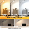 ACMETOP LED Floor Lamp for Living Room with Remote Control, Standing Lamp with Stepless Dimmable & 3 Color Temperatures Bulb
