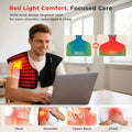 Morfone Red Light Shoulder Wrap, 3-in-1 Chip Red Light for Shoulder & Neck, 660nm & 850nm Infrared Light Pad with 3 Modes and 5 Levels for Home Use