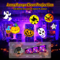 Morfone Halloween Projector Lights Outdoor, 2-in-1 HD Holiday Projector with Remote Control, Waterproof Halloween Decorations for Yard Party
