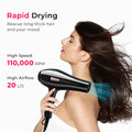 Morfone Hair Dryer, High-Speed Professional Ionic Blow Dryer with Hair Diffuser & Nozzle for Women & Men
