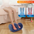 Morfone Shiatsu Foot Massager with Heat, Foot and Calf Massager with Massage Roller, Relaxing Gifts for Women Men Mom Dad Birthday Gift,Blue