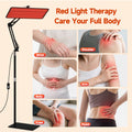 Morfone Red Light Lamp for Body Face, 660nm 850nm 940nm Infrared Light Lamp Panel with Adjustable Stand, Idea Gift for Women Men