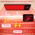 Morfone Red Light for Body, 10000mAh Cordless Portable Infrared Light Pad, 24" x 12" Red Light Mat with Timer, 660 & 850nm Infrared Heating Pad for Back Shoulder Knee Joint Waist