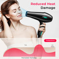 Morfone Hair Dryer, High-Speed Professional Ionic Blow Dryer with Hair Diffuser & Nozzle for Women & Men