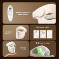 Morfone 3D Red Light Therapy for Face, 9 Modes Red Light Light, Cordless LED Face Mask for Home & Travel, Skincare Gifts for Women Mom Wife