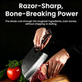 ACMETOP Chef Knife Hand Forged Butcher Knife Japanese Meat Cleaver for Meat & Vegetables 5.8 Inch Kitchen Knife, Kitchen Gift for Men & Women