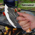 ACMETOP Chef Kitchen Knife, Viking Boning Knife for Meat Cutting, Hand Forged High Carbon Steel Cooking Cutting Knife for Home Camping BBQ