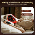 Morfone Red Light Therapy Mask for Face, 4 Modes Led Face Mask, 850NM Infrared & Red Light Mask at Home, Travel (Black)