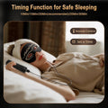 Morfone Red Light Therapy for Eyes & Forehead, 4 Modes Under-Eye Infrared Red Light Eye Mask, Portable Eye Massager for Men Women (Black)