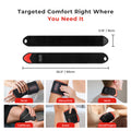 Morfone Red Light Wrist & Hand Wrap, Cordless Wrist Hand Massager with 3 Heat & 3 Vibration, Portable Heated Wrist Brace, Black