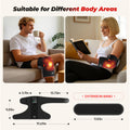 Morfone Red Light Knee Massager with Heat & Vibration, 660nm 850nm Infrared & Red Light for Knee Elbow, Cordless Heated Knee Brace, Gifts for Women Men