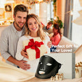 Morfone Red Light Therapy Mask for Face, 4 Modes Led Face Mask, 850NM Infrared & Red Light Mask at Home, Travel (Black)