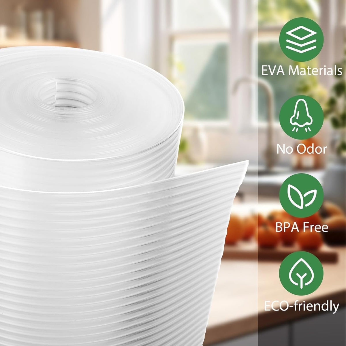 Anoak Shelf Liner Cabinet Liner, Non Adhesive Washable 22 Inch x 10 FT(120 Inch) Waterproof Durable Non-Slip Shelf Liner for Kitchen, Drawer, Refrigerator