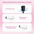 Morfone Hair Dryer, Negative Ionic Foldable Blow Dryer for Fast Drying, Thermo-Control Compact Hair Blow Dryer with Hair Diffuser