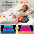 Morfone Back Massager with Heat and Vibration, Ergonomic Lumbar Support Pillow for Lower Back Relaxation, Deep Tissue Massager for Bed, Chair, Office, Home Use
