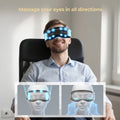 Morfone Eye Massager with Heat and Cooling, Eye Mask with DIY Massage Setting, Sleep Mask for Relax, Birthday Gifts for Women Men, Black