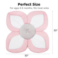 Morfone Baby Bath Seat, Baby Bathtub Pad for Newborn Infants to Toddler 0 to 6 Months and up,Pink