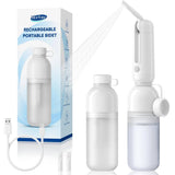 Morfone Portable Bidet for Travel, High Pressure Electric Handheld Sprayer 350ML with Dual Spray Modes, Rechargeable Waterproof Travel Bidet for Women, Men