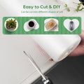 Anoak Shelf Liner Cabinet Liner, Non Adhesive Drawer Liner, Washable 17.5 Inch x 10 FT(120 Inch) Waterproof Durable Non-Slip Shelf Liner for Kitchen, Drawer, Refrigerator