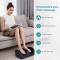 Morfone Shiatsu Foot Massager with Heat, Foot and Calf Massager with Roller, Deep Massage for Relaxation, Gifts for Women & Men, Black
