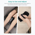 Morfone Shiatsu Foot Massager with Heat, Foot and Calf Massager with Roller, Deep Massage for Relaxation, Gifts for Women & Men, Black
