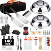 Morfone 137PCS Griddle Accessories Kit, Flat Top Grill Accessories Set for Blackstone and Camp Chef, Professional Stainless Steel Grill Tools Set for Men Women Outdoor BBQ and Camping