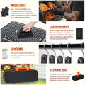 Morfone 137PCS Griddle Accessories Kit, Flat Top Grill Accessories Set for Blackstone and Camp Chef, Professional Stainless Steel Grill Tools Set for Men Women Outdoor BBQ and Camping