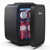 BEICHEN Mini Fridge, 4L/6 Can Small Refrigerator for Bedroom, Car, Office & Dorm,110V AC/ 12V DC Thermoelectric Cooler and Warmer for Cosmetics, Beverage and Food, Black