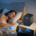 BEICHEN Mini Fridge, 4L/6 Can Small Refrigerator for Bedroom, Car, Office & Dorm,110V AC/ 12V DC Thermoelectric Cooler and Warmer for Cosmetics, Beverage and Food, Black