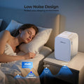 BEICHEN Mini Fridge, 4L/6 Can Small Refrigerator for Bedroom, Car, Office & Dorm,110V AC/ 12V DC Thermoelectric Cooler and Warmer for Cosmetics, Beverage and Food, White